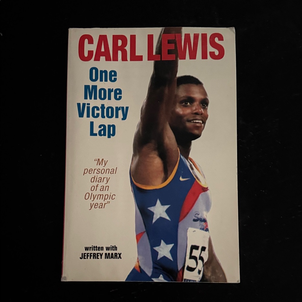 ***Signed***        Carl Lewis 'One More Victory Lap' Book